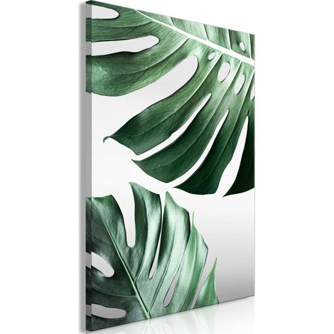 Quadro - Monstera Leaves (1 Part) Vertical - 80x120 (1/4)