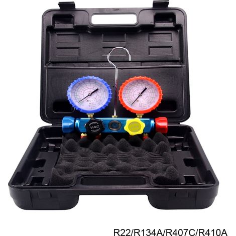 Analizador 4 valvulas analogico manometros diam. 80