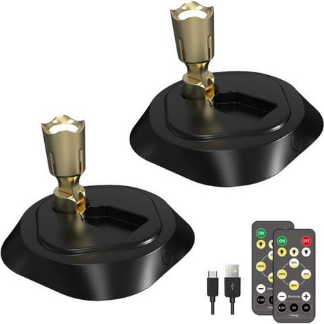Spot sans fil LED - - Télécommande - Luminosité réglable - Minuterie (1/4)