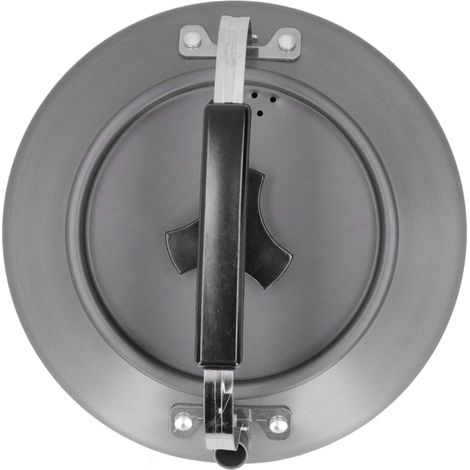 Bouilloire de camping portable 1,6L pour randonnée, pêche et barbecue (poignée noire) (1/5)
