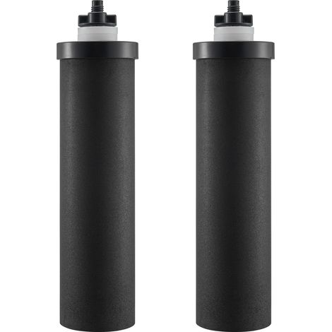 VEVOR Elementi di Pulizia di Ricambio per Filtro dellAcqua, Filtri Ricambio al Carbone Attivo, Sostituzione del Sistema di Filtro dellAcqua a Gravita, Compatibile con Maggior Parte Marche 2 Pezzi