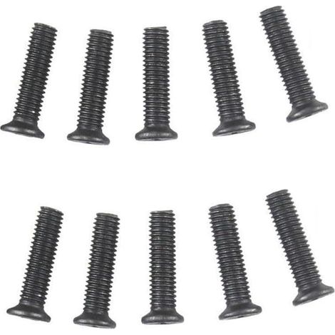 Vis à filetage inversé M5 x 30 mm, lot de 10, vis à filetage à gauche pour mandrins de perceuses, perceuses électriques (1/5)