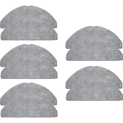 Pièce de rechange pour aspirateur robot L60 : lingettes de rechange en microfibre lavables. Accessoires pour le nettoyage. (1/5)