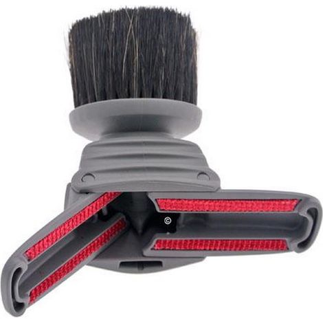 Petite combiné Brosse, Embout gris d'origine (pour meubles)