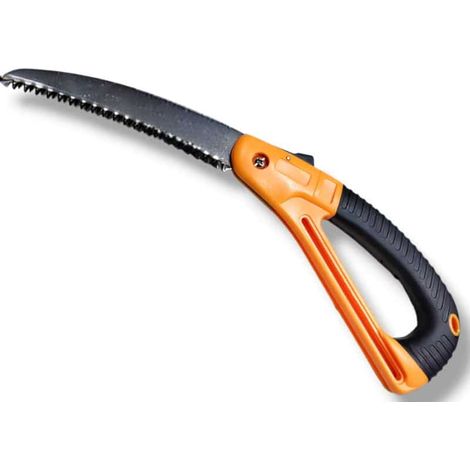 Segaccio manuale tripla affilatura 180mm potatura giardinaggio pota curvo acciaio pieghevole 761ho (1/2)