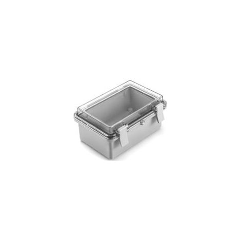 Scatola di derivazione impermeabile IP65 in ABS con coperchio trasparente in PC, 150 x 100 x 70 mm - Crezuo
