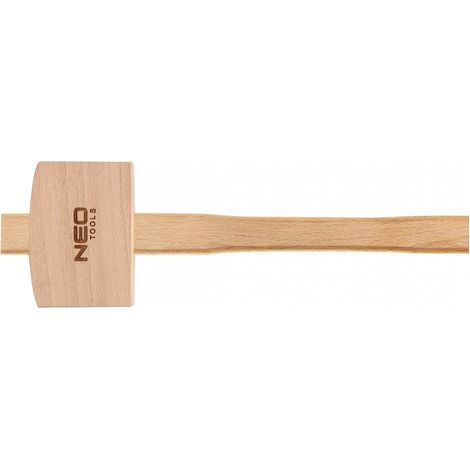 Marteau en bois 300 g, 100 x 70 x 46 mm, longueur 320 mm