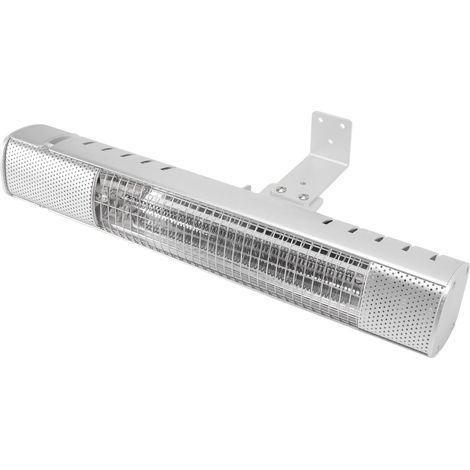 Elektrischer Heizlüfter, staubdicht, wasserdicht, Infrarot, Kohlefaserrohr, 1000 W, Terrassenheizung, 220 V, EU-Stecker (1/5)