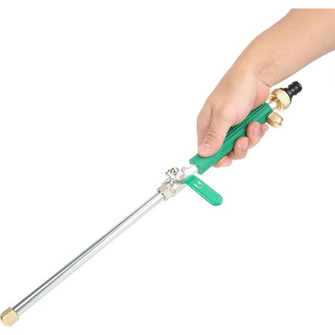 Lanceur d'eau haute pression pour lavage auto et jardin, jet puissant, outils de nettoyage, vert (1/4)