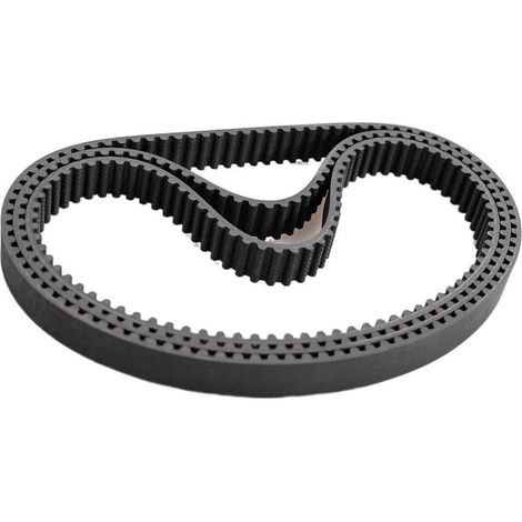 Set of 3 HTD 252-3M-18 Belts, HTD 252-3M Belt, 84 Tooth Rubber Toothed Belts, Toothed Drive Belts (1/5)