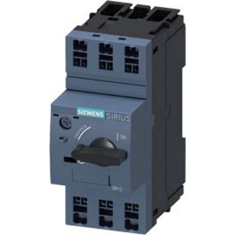 Siemens Interruttore automatico, S00, protezione motore, classe 10, sganciatore A 3,5-5A, sganciatore N 65A, 3RV20111FA20 (1/4)
