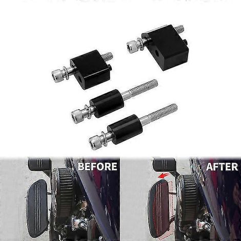 Motorrad-Trittbrettverlängerungssatz (1 1/4 Zoll) für Harley Touring Electra Glide 0921--