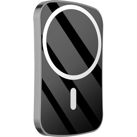 Batterie externe magnétique sans fil 10 000 mAh, chargeur portable sans fil grande capacité, mini batterie externe 15 W, compatible avec les iPhone 13, 13 Pro, 13 Pro Max et 12. (1/5)