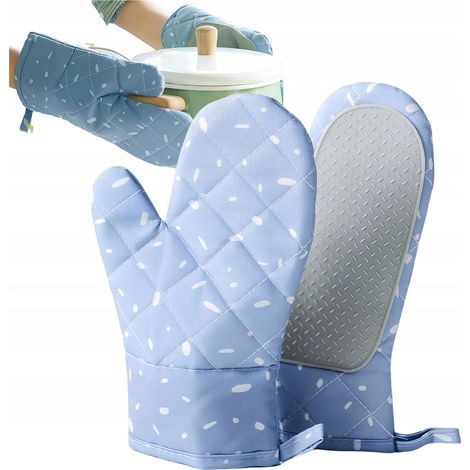2.3 Guanti da forno 2 pezzi (blu) (1/5)