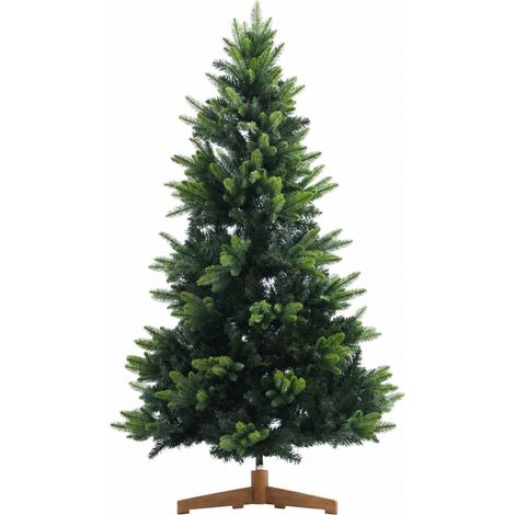 Zelsius Künstlicher Weihnachtsbaum 220 cm, Tannenbaum künstlich mit Holzständer, Naturgetreu (1/5)