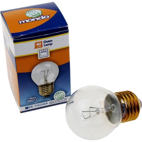 Universeel - backofen-lampe, e27, 40w, 230v, 300 ° c - - 8014025026206