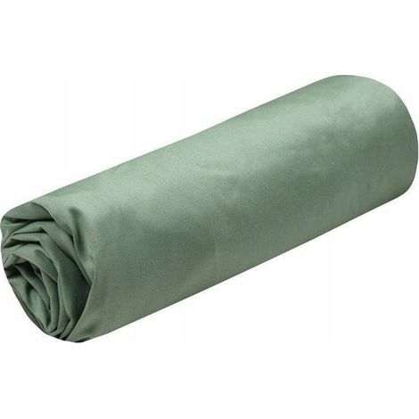 Beliani Elysee Copriletto in cotone verde 140x200 cm