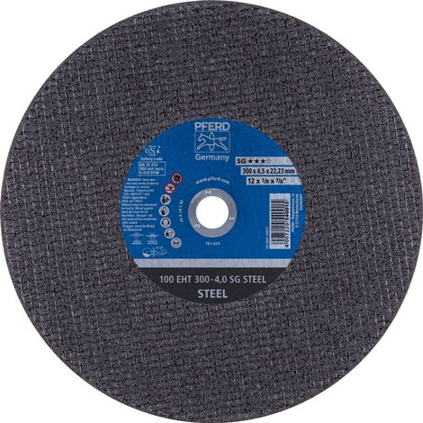 PFERD TOOLS Trennscheibe Trennschleifer EHT 300x4,0x22,23 mm SG STEEL für Stahl (100 m/s) 20 Stk (1/5)