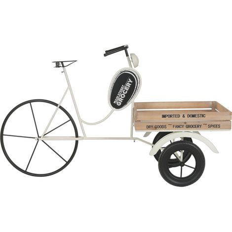 Expositor Metal Madera 151X56X89 Triciclo Blanco (1/5)