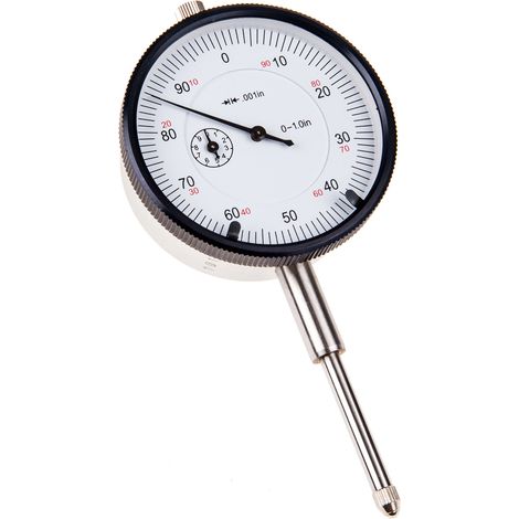Comparateur RS PRO, Max 0.5pouce, précision ±0,008 mm, résolution 0,001" Impérial ( Prix pour 1 ) (1/2)