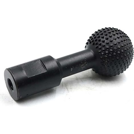 Outil De Gravure De Rainure en Bois Sphérique 10mm, Fraise Rotative Sphérique, Lime Rotative en Acier Sphérique pour Perceuse Meuleuse, Polissage Et Gravure, Noir (1/4)