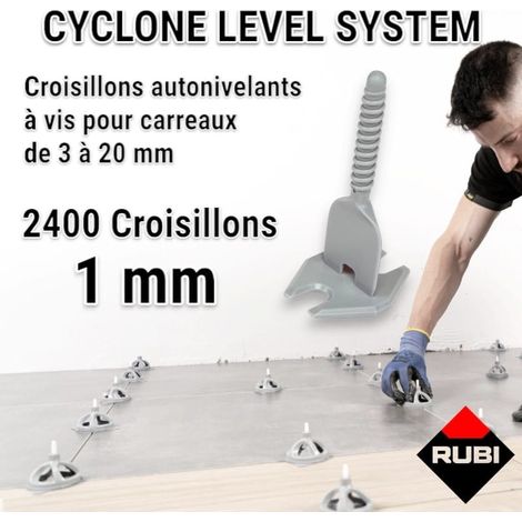 BASE PLATE RUBI 1 MM CYCLONE L.S. 2400 unités - 35939 (1/5)