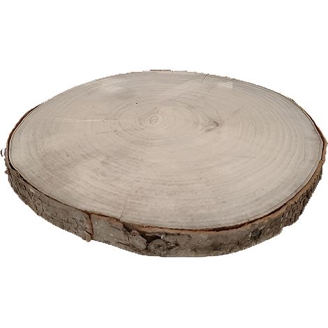 Tronco rotondo fetta base in legno D34 DECORATIVA vassoio lavori decoupage casa lavoro tavoletta