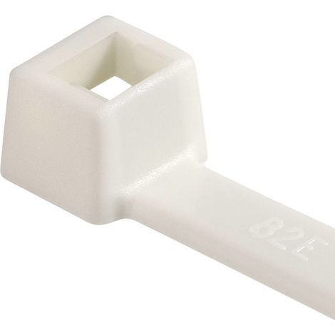 HellermannTyton 111-91819 T18R-PA66V0-WH Serre-câble blanc 100 pc(s) Q217882 (1/2)