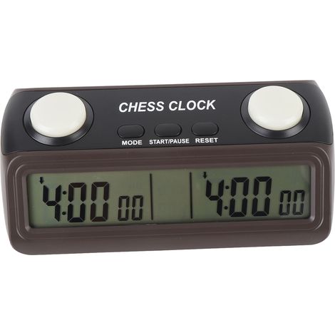 Horloge d'échecs multifonctionnelle numérique, minuteur pour jeux de société, entraînements et tournois (1/5)