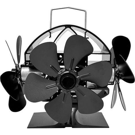 Ventilateur Poele à Bois, 18 Pièces de Ventilateur Cheminée, Fonctionnement Silencieux, écologique, Pour Brûleurs à Bois et Cheminées (1/4)