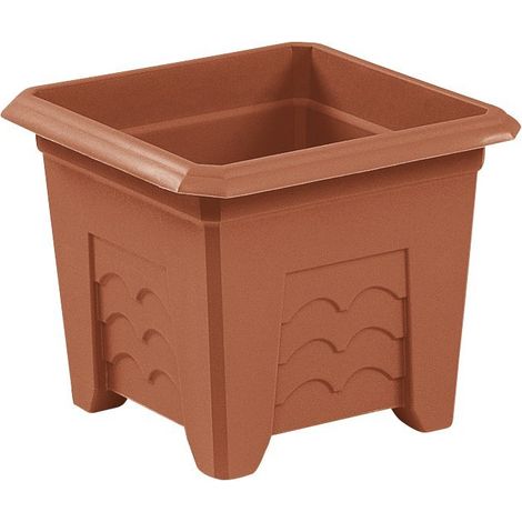 Dekorativer Kunststoff-Blumentopf – 88 Liter, Terrakotta