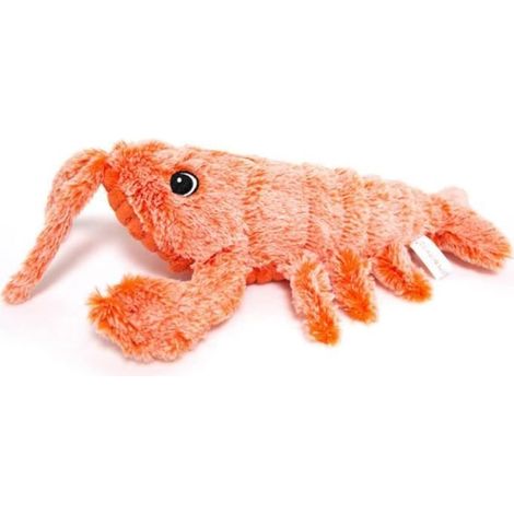 Jouet de Chat Jouet interactif de crevettes sautant Les crevettes en Peluche Jouet de Homard pour Chats intérieurs de Chaton. (1/4)