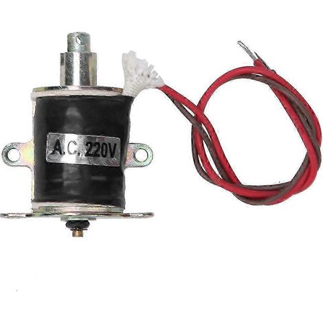 Électroaimant à cadre ouvert SAL-02 AC 220V, course 10mm, force 3N, usage mécanique, solénoïde pour automatisation industrielle (1/3)