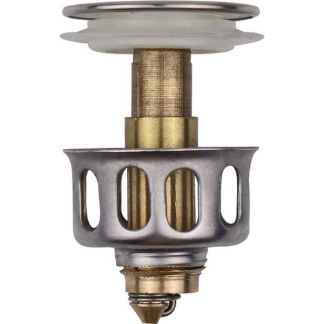 Couvercle de vidange de lavabo à noyau de rebond, grande bombe en céramique, accessoires de vidange de bassin, 1 pièce (1/5)