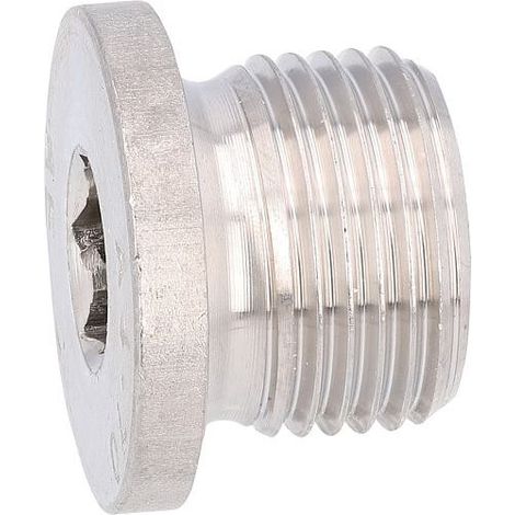 Vis de fermeture avec collerette et six pans creux DIN 908 A2 M 18X1,5 selon DIN 13 conditionnement : 50