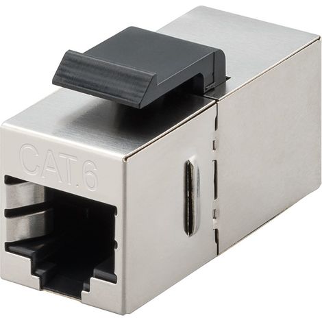 96100 Goobay embase RJ45 Keystone CAT 6 STP - Raccord modulaire Keystone catégorie 6 blindage STP (1/2)