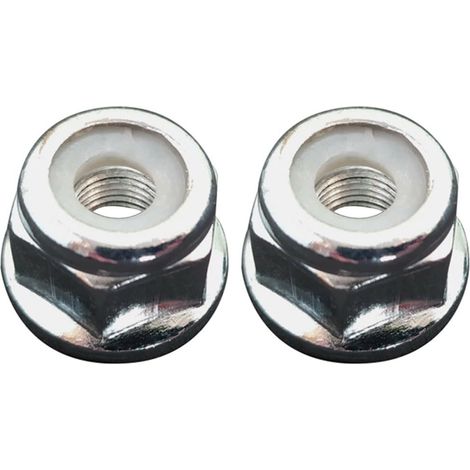 Écrou de blocage pour filetage gauche M10 pour tondeuse FS80 FS85 FS87 FS90 FS94 Pièce de rechange 4126 642 7600 en métal argenté (2 pièces) (1/5)