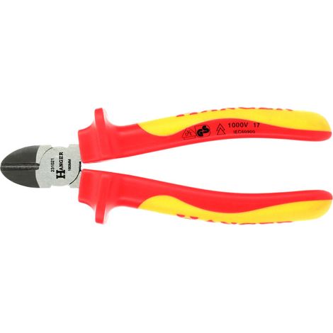 Pince coupante diagonale isolée 1000V 160mm HANGER 231021 (1/3)