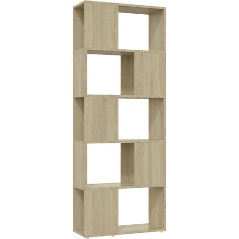 Maison Exclusive - Bibliothèque/Séparateur de pièce Chêne Sonoma 60x24x155 cm