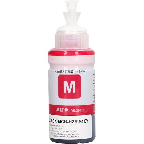 Cartouche d'encre recharge magenta compatible 672 L360 L380 L351 L1300 L383 L565 (1/5)