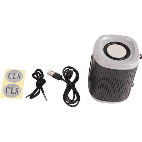 Enceinte Bluetooth Portable avec Subwoofer, Volume Puissant, Petit Haut-parleur sans Fil pour Extérieur et Maison, Version Intelligente IA Noire (1/5)