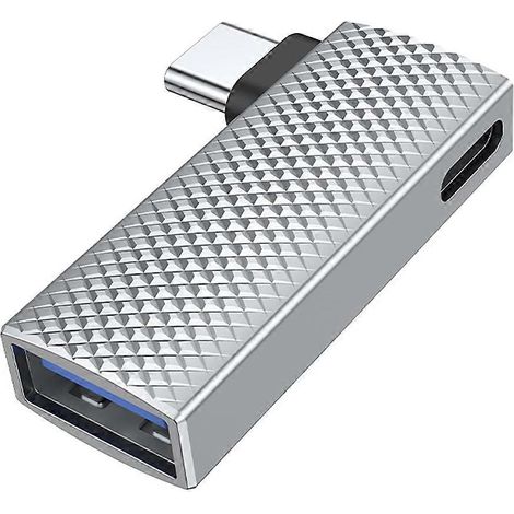 Adaptateur USB-C vers USB 3.1 2 en 1 avec port de charge USB-C 100 W, convertisseur Thunderbolt 4/3 OTG pour Steam Deck et Rog Ally (1/5)