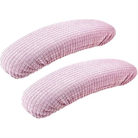 royaluxe-Housse d'accoudoir élastique amovible, imperméable, extensible et confortable, protection d'accoudoir durable, pour chaise de bureau, chaise d'ordinateur (violet clair)