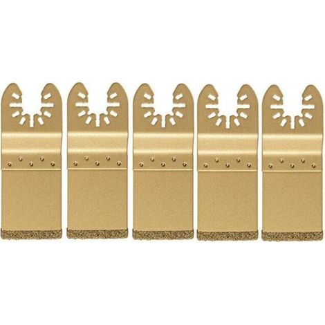 5 PièCes Lame de Scie DiamantéE Oscillante Universelle /Ensemble pour la LibéRation Ajustement Lame Multi-Outils Coupe Dics (1/5)