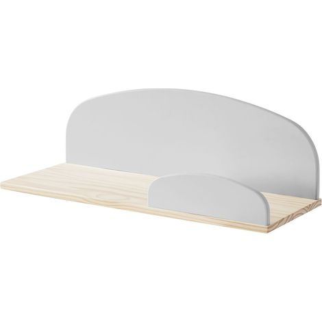 Furniture Limited - Estante de pared Kiddy madera gris frío 65 cm (1/2)