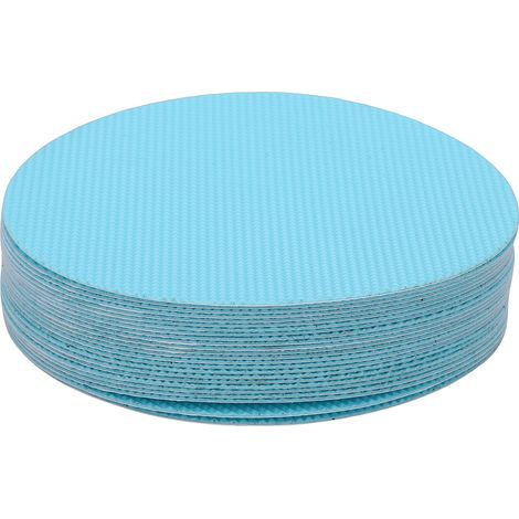 Autocollant de douche antidérapant, 24 pièces, sol PEVA, Non pour salle de bain, baignoire, escaliers, bleu (1/5)