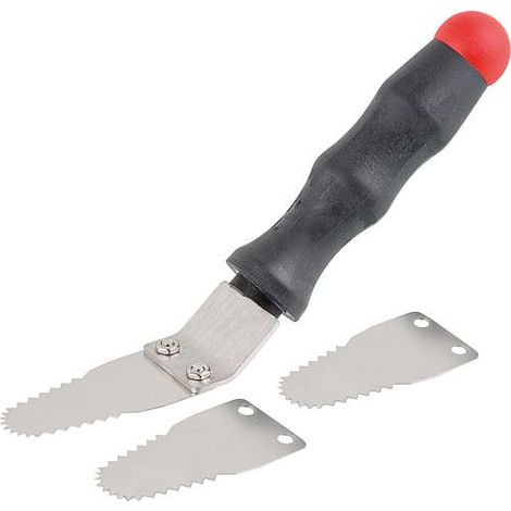 Banyo – Spatule de nettoyage pour appareils gaz – 2 lames de rechange – Compatible Viessmann 7858492 – Nettoyage efficace et rapide