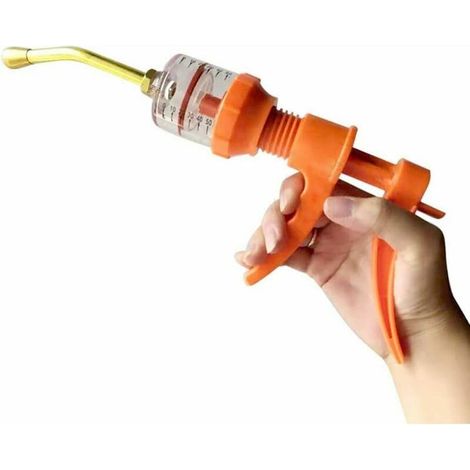 Seringue De Bétail Injecteur Réglable Seringue Continue Outil Vétérinaire pour Bovins Cochon De Chèvre, 50 ML Réglable Et Continu Seringue Animal Injecteur Animal Pistolet pour Vétérinaire (1/4)