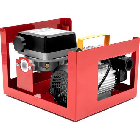 Pompe de Transfert de Carburant Diesel, Auto-Amorçante, Fonctionnement Automatique, Rouge (1/2)