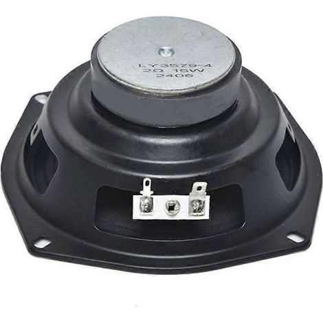 1 haut-parleur magnétique pleine fréquence, 5,25 pouces, 2 ohms, 15 W, réponse 107 Hz–12 kHz, bord en tissu (1/4)